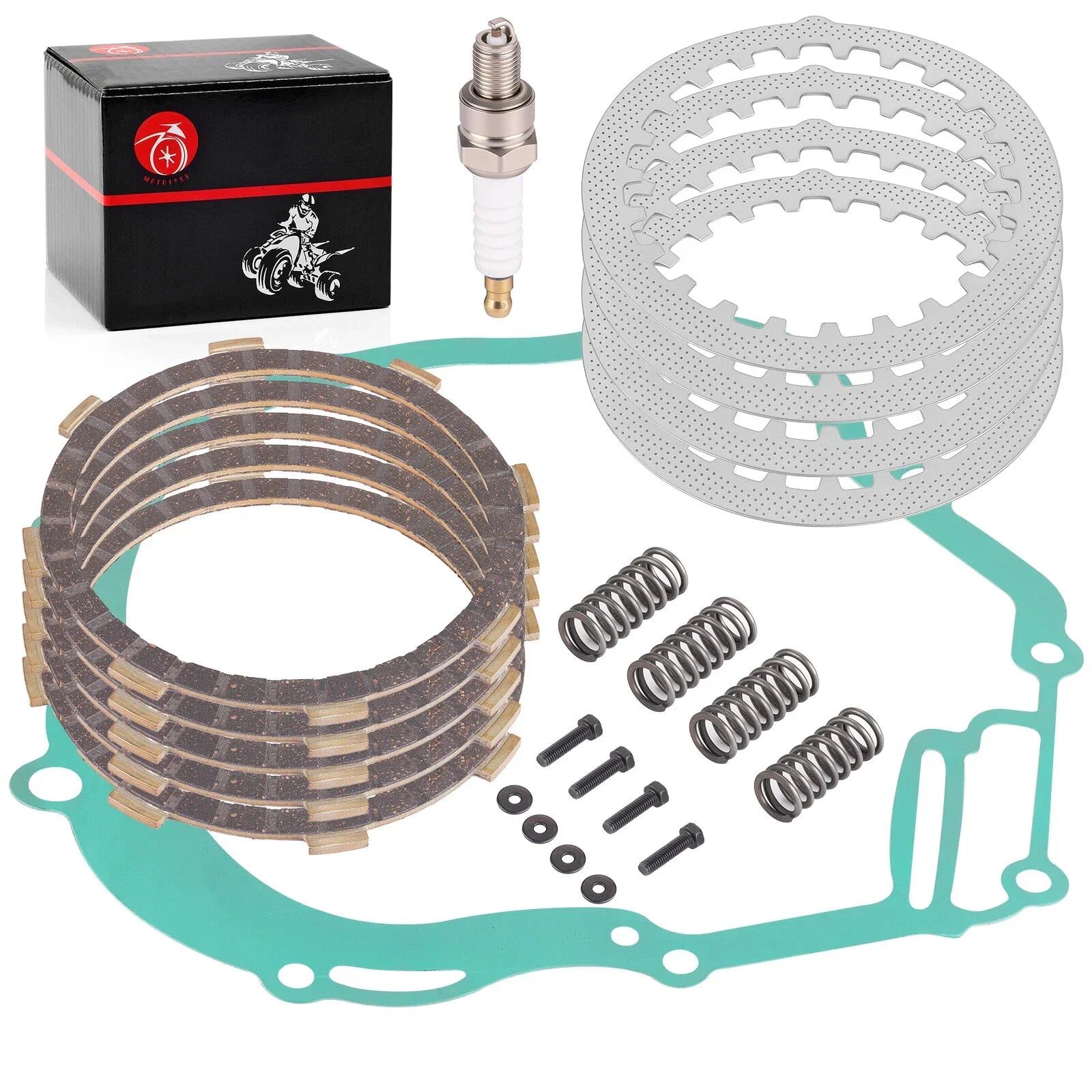 Clutch w/Gasket Spring for Yamaha TTR125/TTR125E/TTR125L