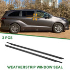 2pcs Weatherstrip Window Seal No.68160AE010 for Toyota Sienna (2011–2020)