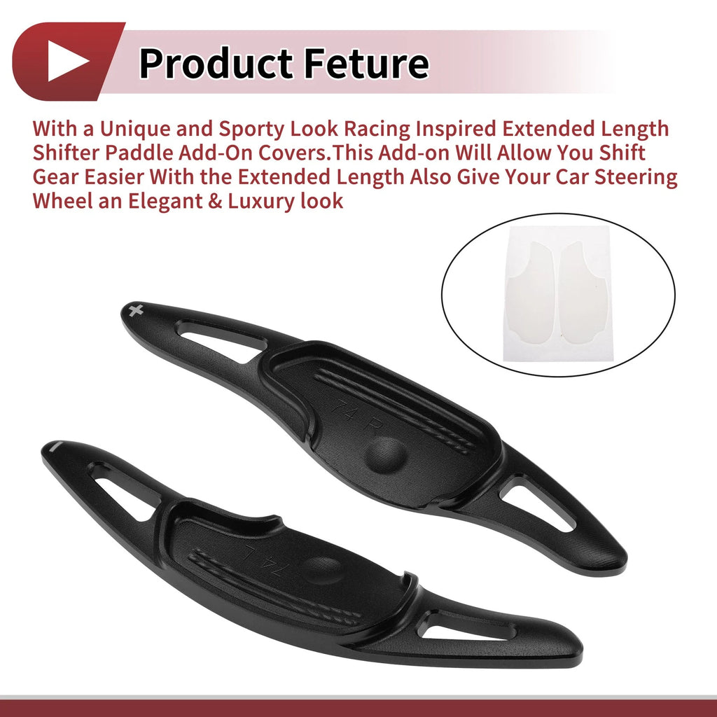Aluminum Alloy Steering Wheel Shift Paddles for Hyundai Sonata (2024–2025)