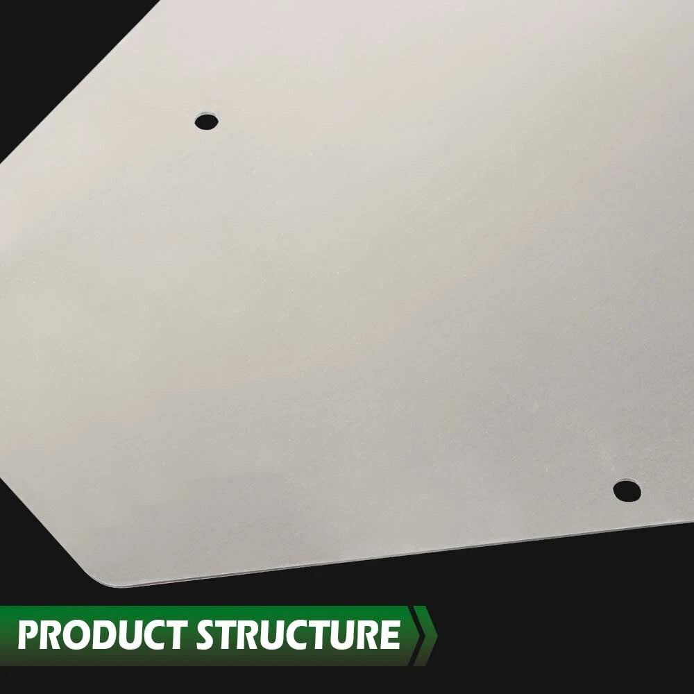 A/C & Heater Delete Panel for GM A Body (1973–1977) - Silver