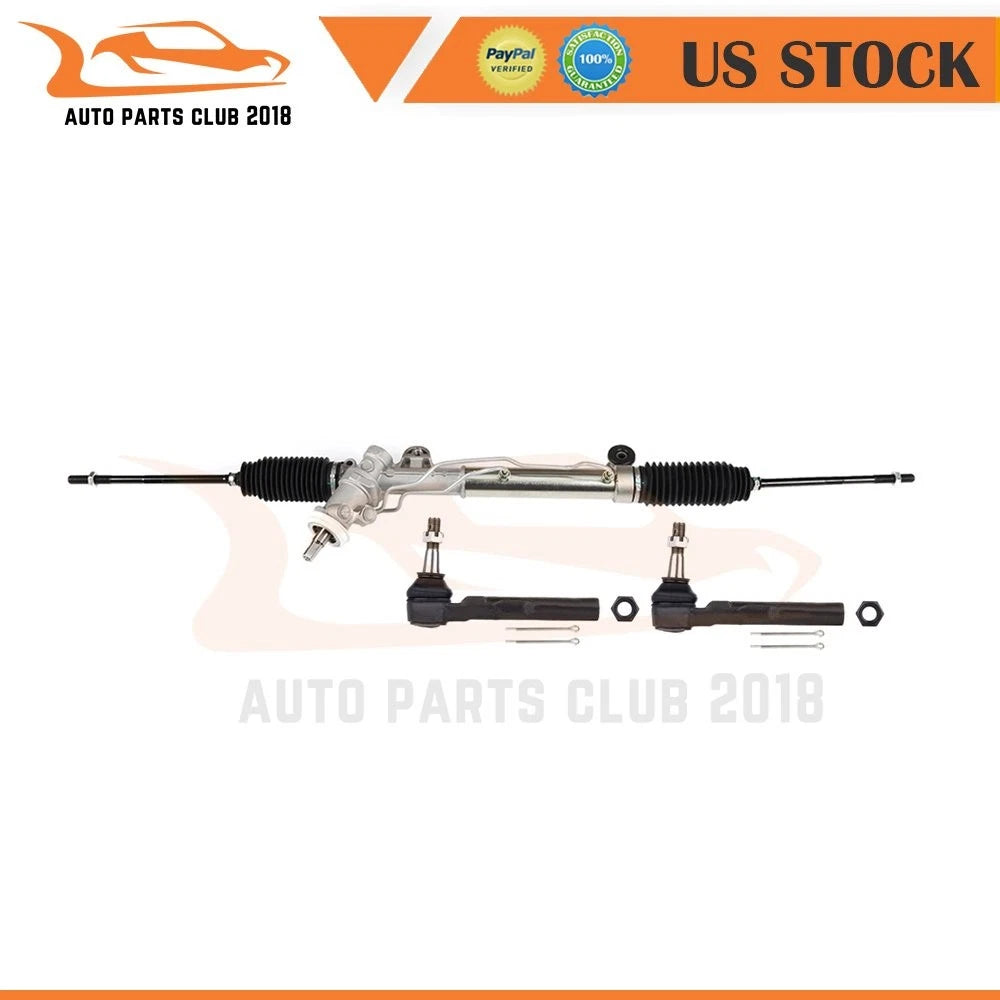 Complete Power Steering Rack and Pinion with Outer Tie Rods for Buick Terraza (2005–2008)