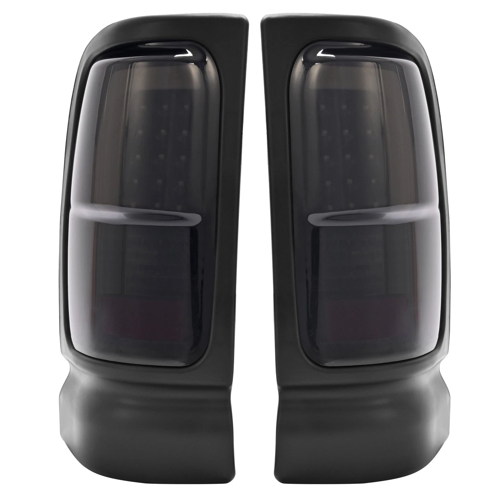 Smoke LED Tube Brake Tail Lights for Dodge Ram 1500 2500 3500 (1994–2001)