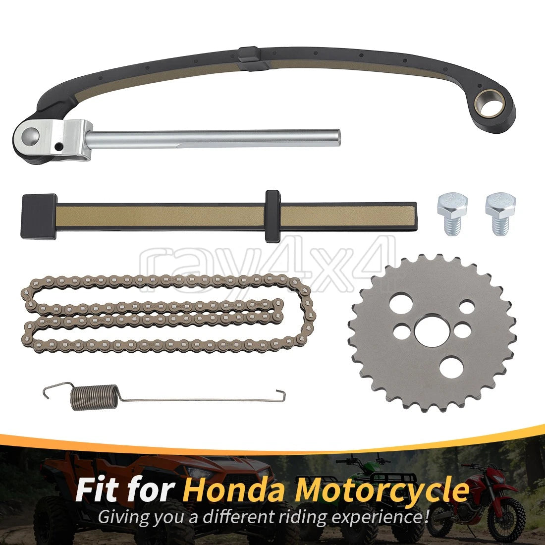Cam Chain Tensioner Guides & Sprocket for Honda CRF80F XR80R (2000–2013)