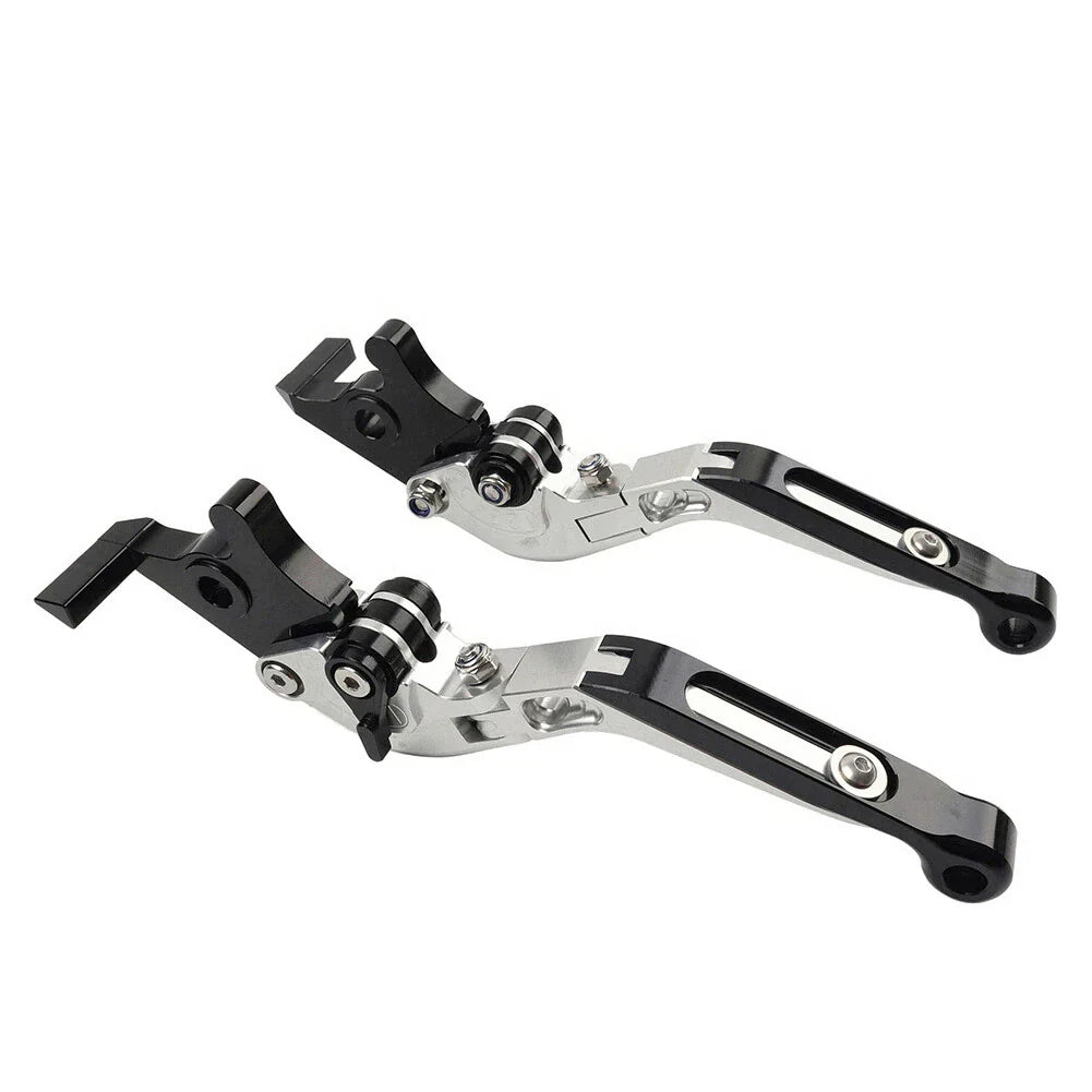 Silver Extendable Brake Clutch Levers for Honda CB1100, CB1300 (2013-2023)