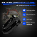 2-Pin Grabber Attachment for Mini Excavator (0.8-1.8 Tons)