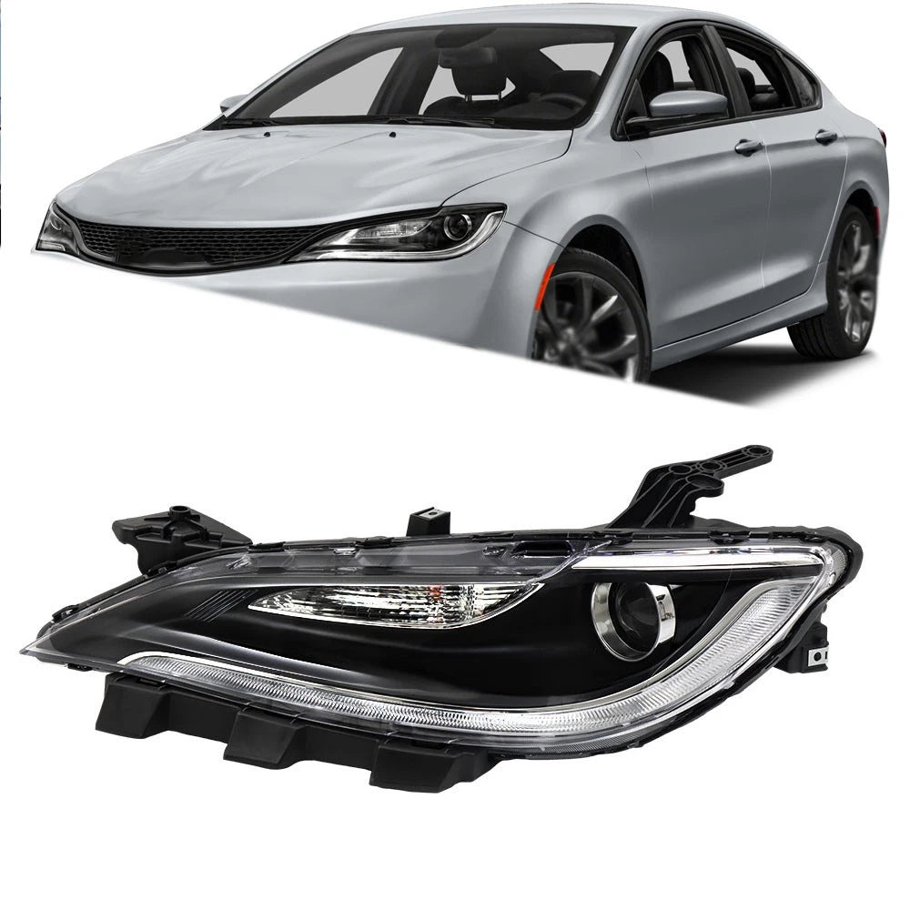 Headlight for Chrysler 200 (2016â2017) Driver Side Halogen