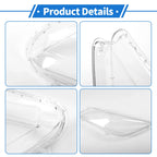 1 Pcs Headlight Lens Cover for Honda Accord (2013–2016) PC Clear