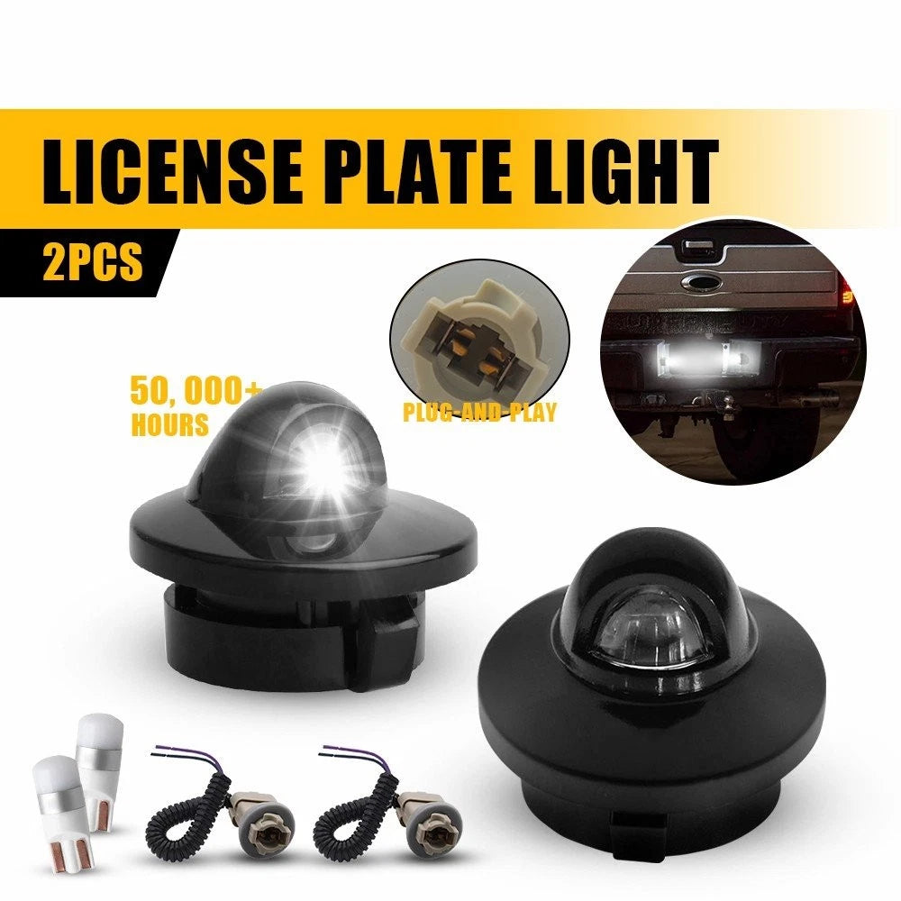 Bright LED License Plate Lights for Ford F150 (1990–2014)
