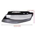 2X Headlamp Cover for Audi A4 (2009–2012) - Headlight Lens Cover