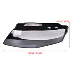 2X Headlamp Cover for Audi A4 (2009–2012) - Headlight Lens Cover