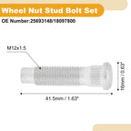 M12x1.5 Wheel Lug Studs for Buick Regal (1987–2004) - Set of 5