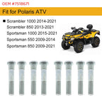8PCS Wheel Studs for Polaris Sportsman 550 850 1000 XP X2 Touring SP