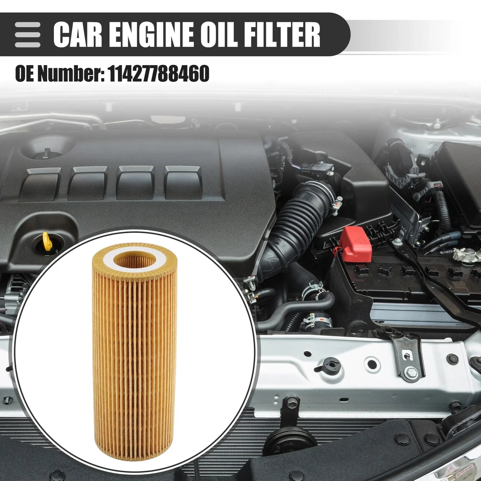 Engine Oil Filter with Gasket Set for BMW X5 (2009-2013)
