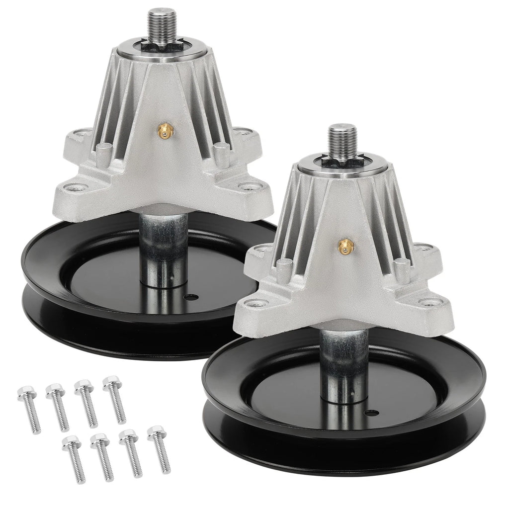 Set of 2 Spindles for Cub Cadet / Troy-Bilt / MTD 42 Inch Deck (618-04822)
