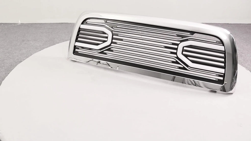Chrome Grille & Replacement Shell & Lights for Dodge Ram 2500 3500 (2010–2018)