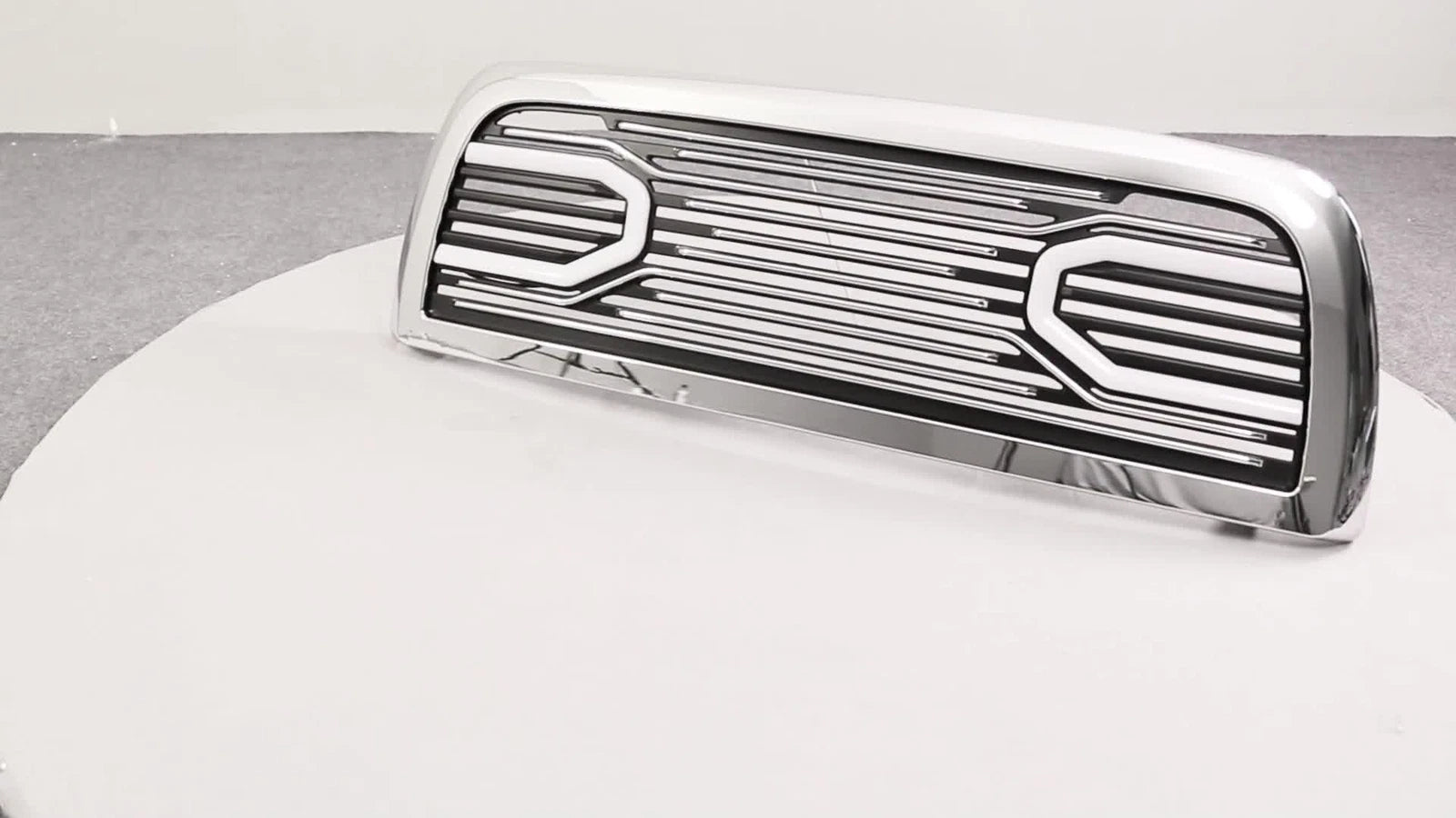 Chrome Grille & Replacement Shell & Lights for Dodge Ram 2500 3500 (2010–2018)