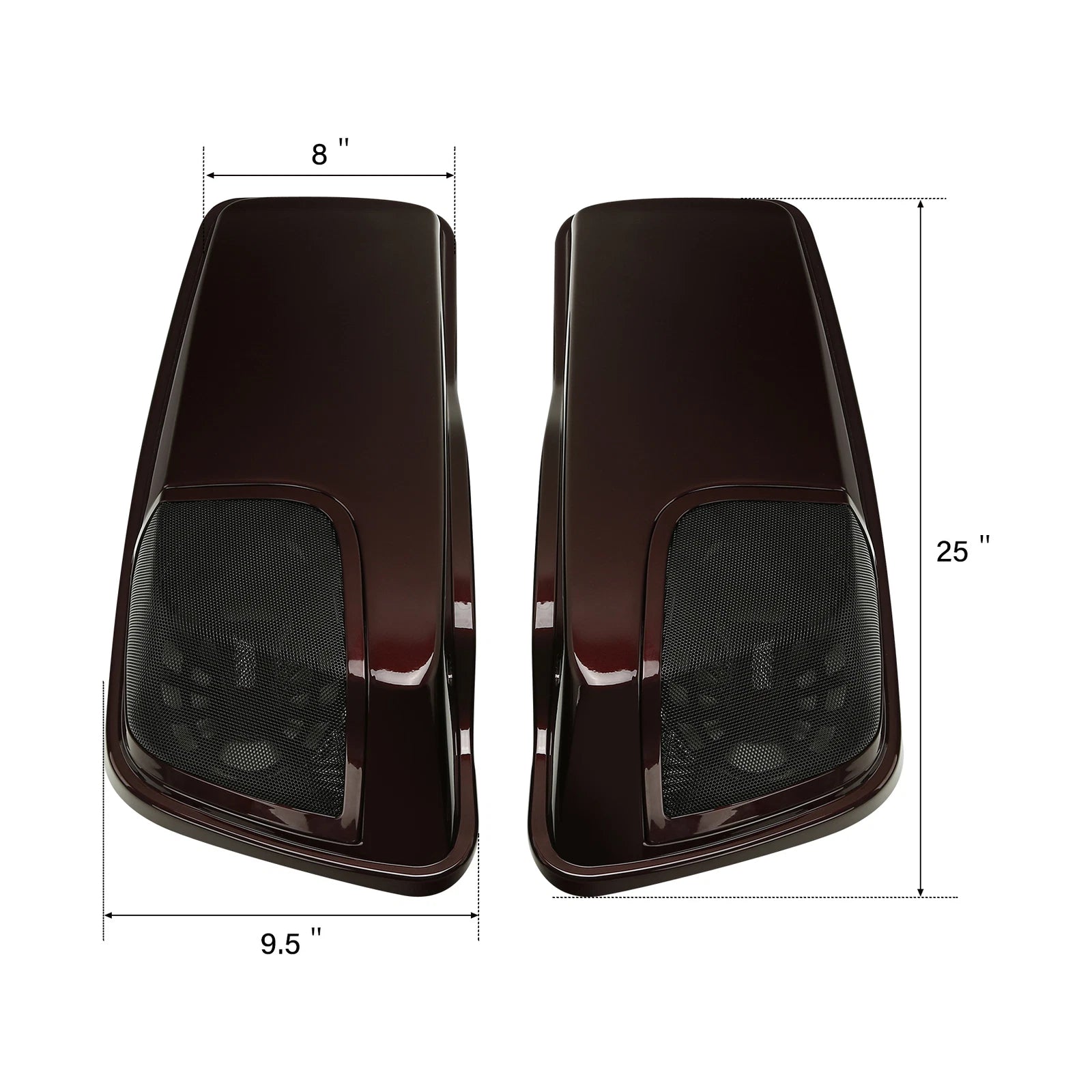 Hard Saddlebag Lids Speaker Grill for Harley Road King (2014–2024)