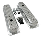 Short Finned Aluminum Valve Covers for Small Block Chevy 350 Vortec TBI (1967–2000)