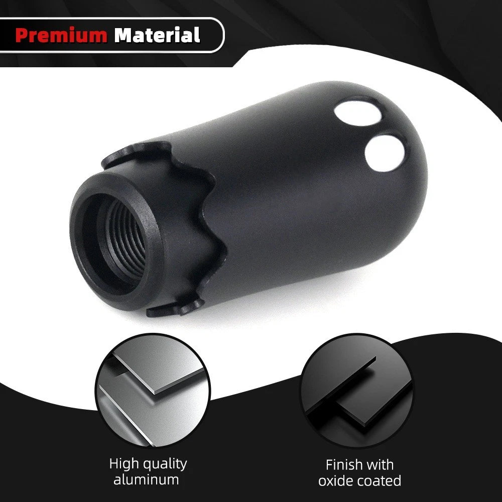 Universal Black Ghost Manual Gear Shift Knob Shifter