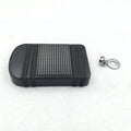 Black Aluminum Edge Cut Brake Pedal Pad Cover for Harley XL (1982–2017)