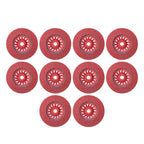 10 Pack Ceramic Grain Flap Sanding Discs 4.5" x 7/8" 80 Grit for Automotive