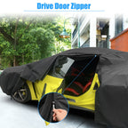 Waterproof Car Cover for Chevrolet Corvette C8 (2020–2022) with Zipper Black