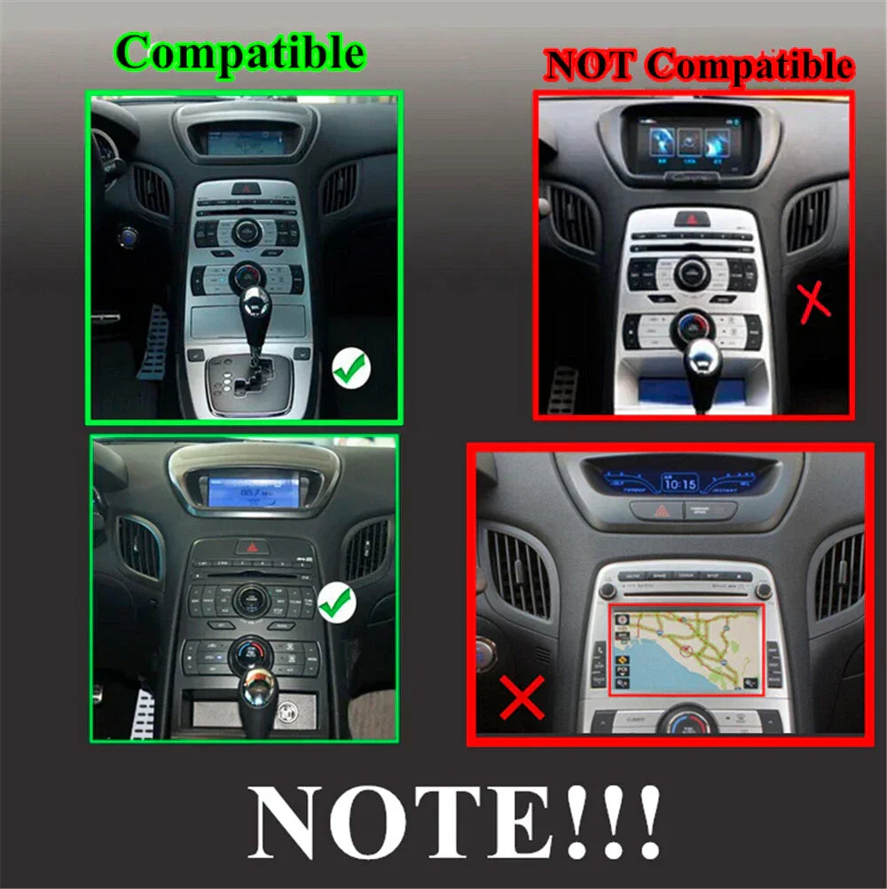 9'' Car Stereo GPS Navigation for Hyundai Genesis Coupe (2009-2012)