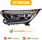 Headlight Replacement for Honda CR-V (2017–2022) Halogen Driver Left