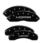 Set of 4 Gloss Black Caliper Covers for 2008-2012 Jeep Liberty by MGP