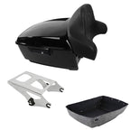 King trunk backrest mount for Harley Touring CVO Street Road Glide (2014–2026)