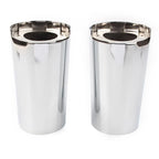 Chrome Fork Slider Covers for Harley Touring Electra Street Tri Glide (2014–2023)