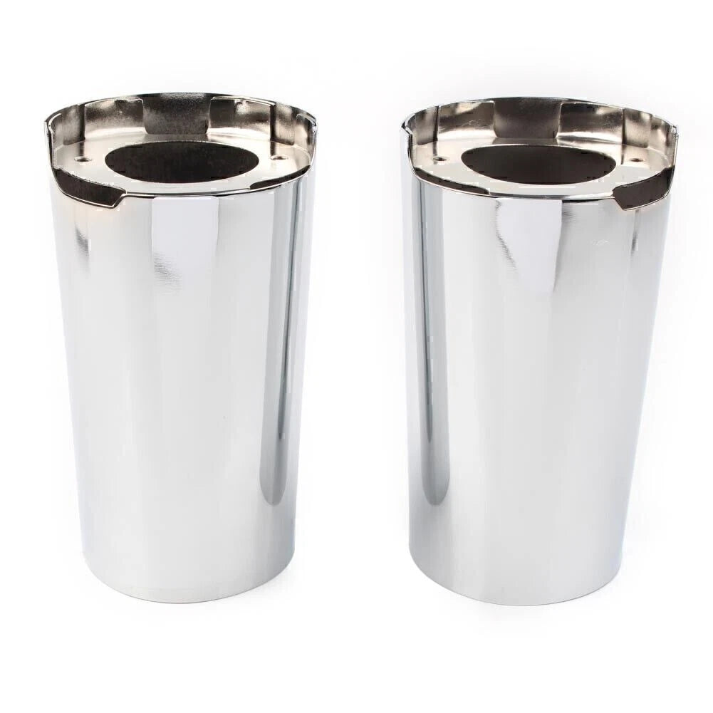 Chrome Fork Slider Covers for Harley Touring Electra Street Tri Glide (2014–2023)