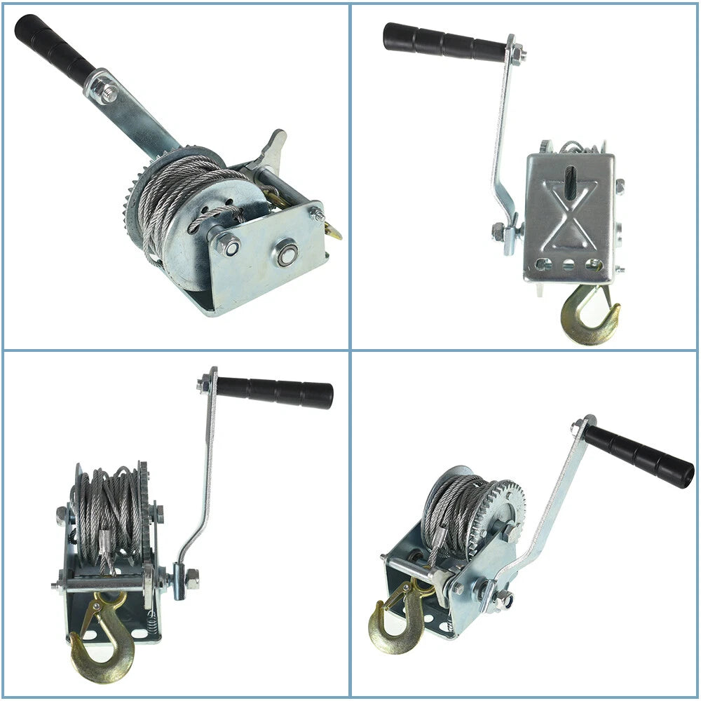 800lbs Crank Winch for Boat Trailer (Heavy Duty)