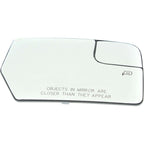 Mirror Glass for Lincoln Navigator (2012–2014) with Backing Plate, Passenger Side