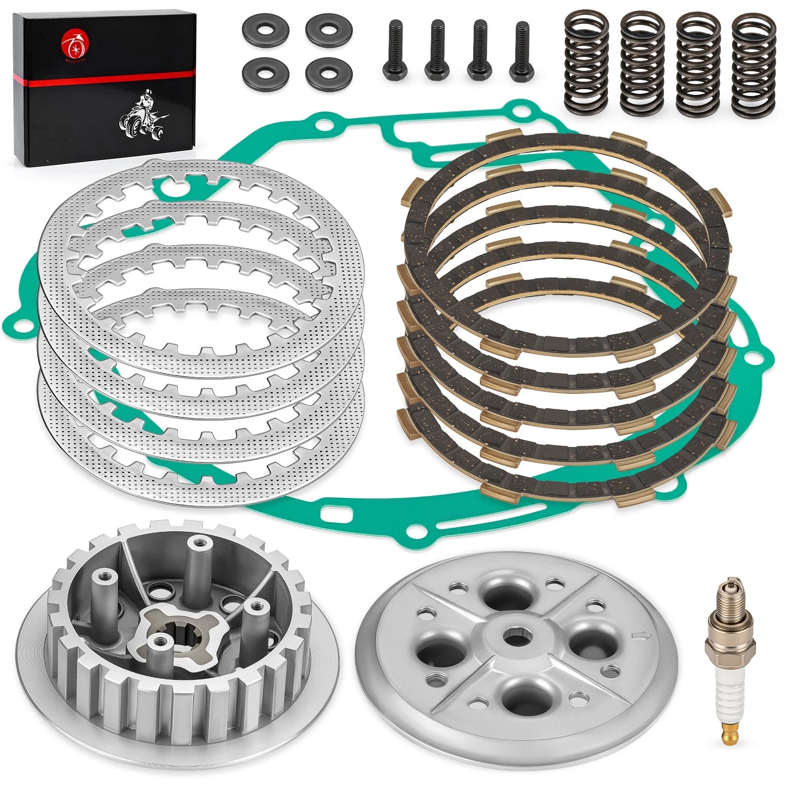 Clutch Center Inner Hub Outer Pressure Plate Kit for Yamaha TTR125 (2000–2009)