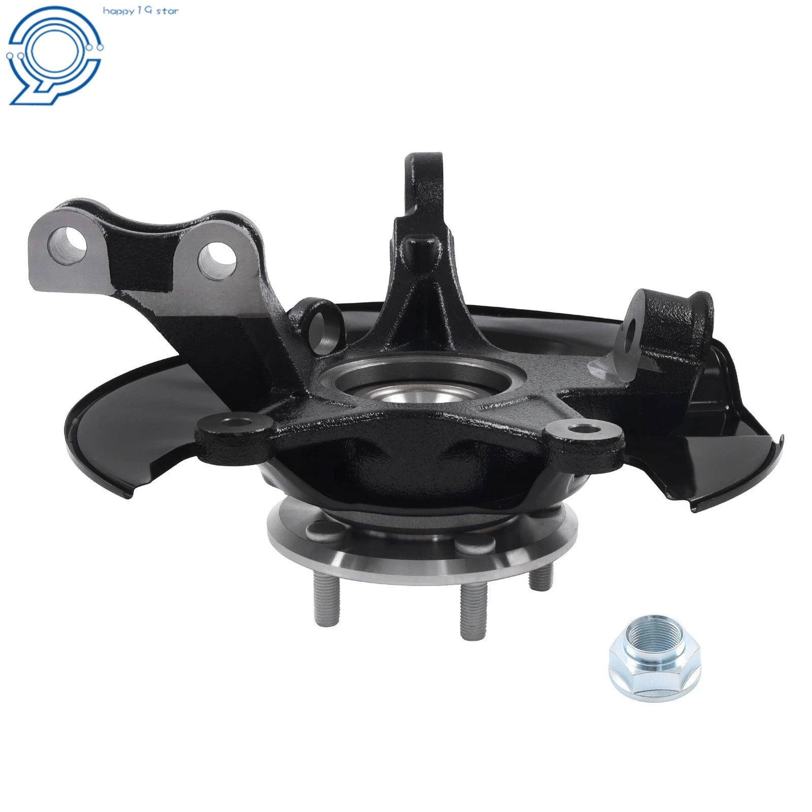 Front Right Steering Knuckle & Wheel Hub Bearing for Honda Pilot (2003-2004)