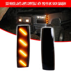 Smoked Amber LED Front Side Marker Lights for GMC C1500 C2500 C3500 (1988–1993)