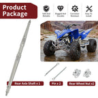 Rear Axle Shaft & Nut & Pin Kit for Yamaha YFZ450 (2004–2005) #5TG-25381-00-00