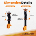 Coilovers Suspension Struts for Subaru WRX (2002-2007)