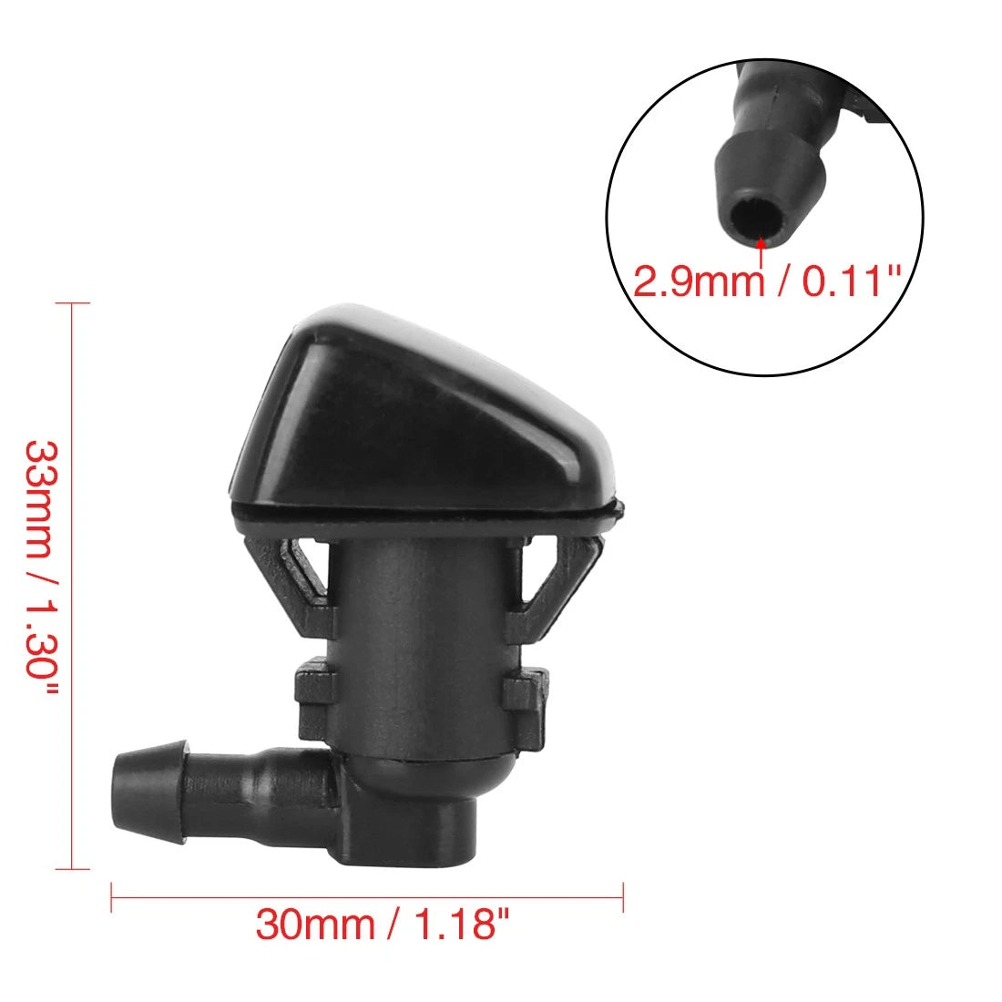 2X Windshield Washer Nozzle Sprayer 7T4Z17603A for Ford Edge, Lincoln MKX 