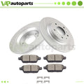 Set of 2 Rear Brake Pads and Rotors for Ford Fusion Mercury Milan Mazda 6 (2006–2012)