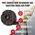 Smog Air Injection Pump for Cadillac DeVille (2000-2004)
