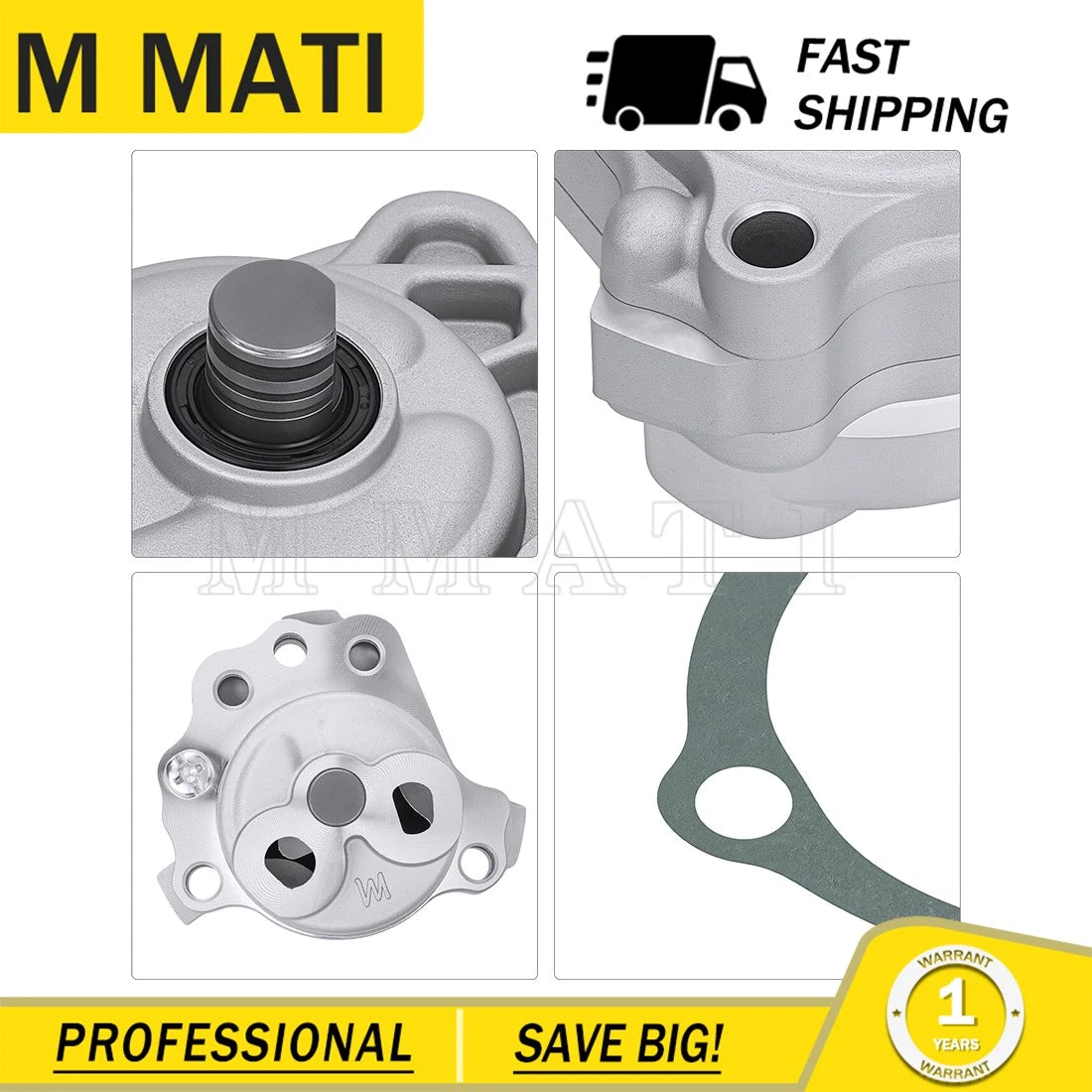 Oil Pump Gasket for Yamaha Raptor 660R 700 700R (2001–2006) 5LP-13300-00-00 5LP-13329-00-00