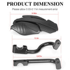 2 Hand Guards & Bracket Mount Kit for Polaris Sportsman 400 450 570 800 850 1000