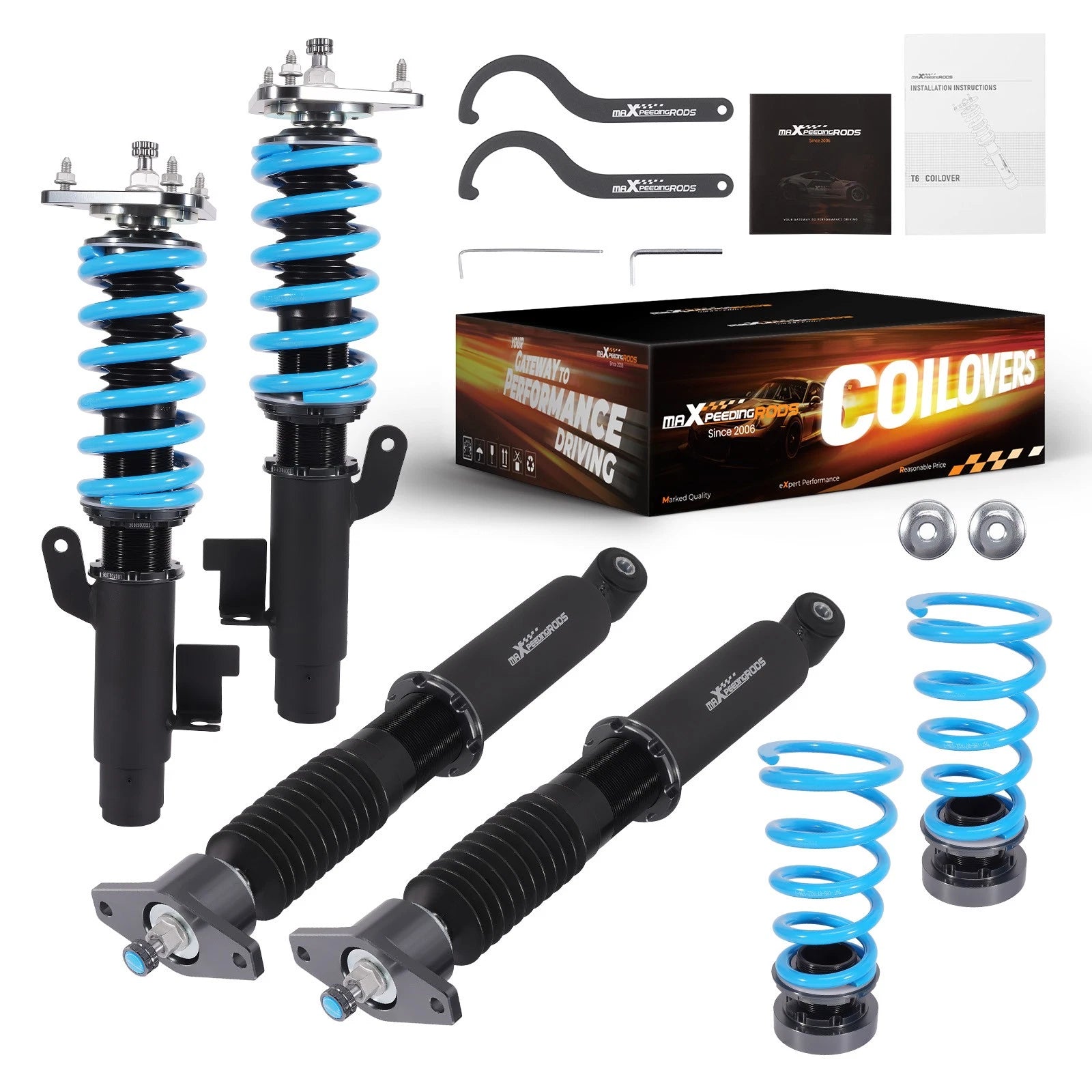 24 Way Damper Coilovers Lowering Kit for Mazda 5 (2012–2017), Mazda 3 (2004–2013)