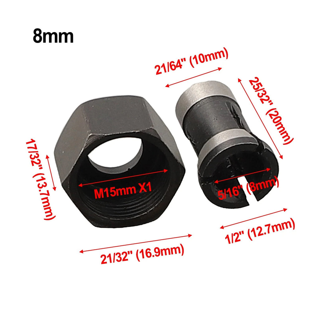 M15 Screw Nut for Electric Router Milling Cutter (6/6.35/8mm)
