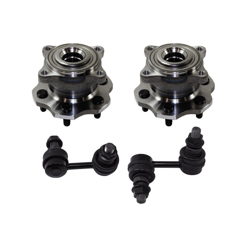 2X Wheel Hubs Set for Nissan (Rear, ABS)