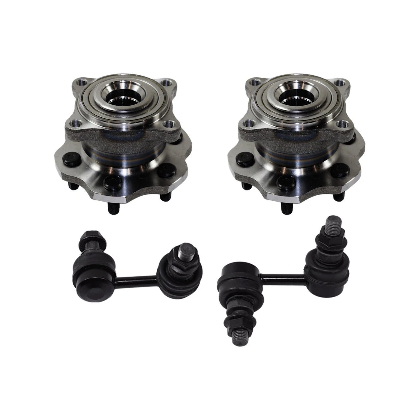 2X Wheel Hubs Set for Nissan (Rear, ABS)