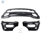Front Bumper for Ram 1500 (2019–2024) Black Steel with Fog Light Hole