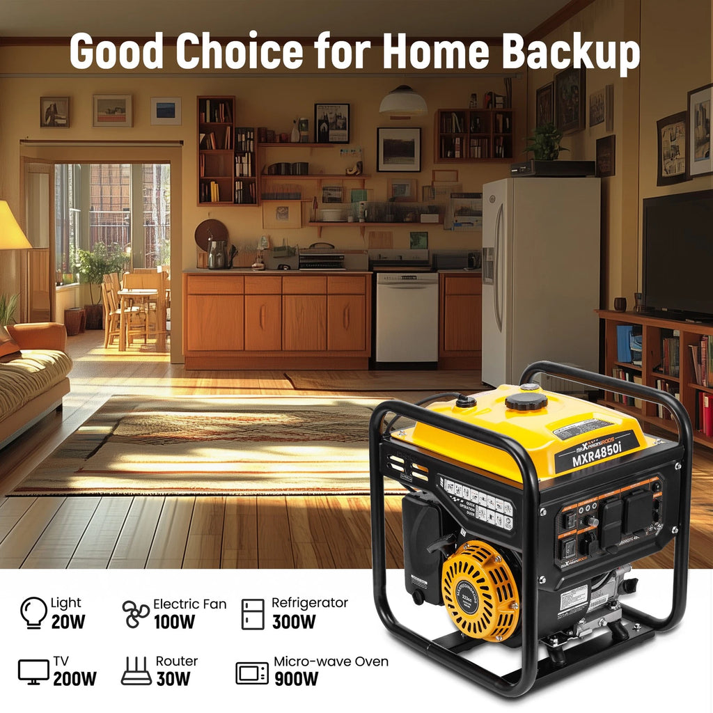 Portable Inverter Generator for Home Backup Construction (Gas Powered)